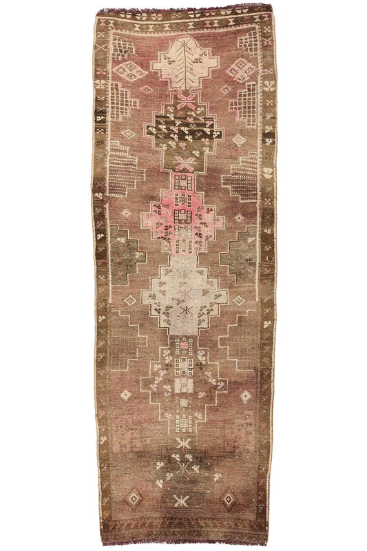 4 x 10 Vintage Turkish Kars Rug 77696