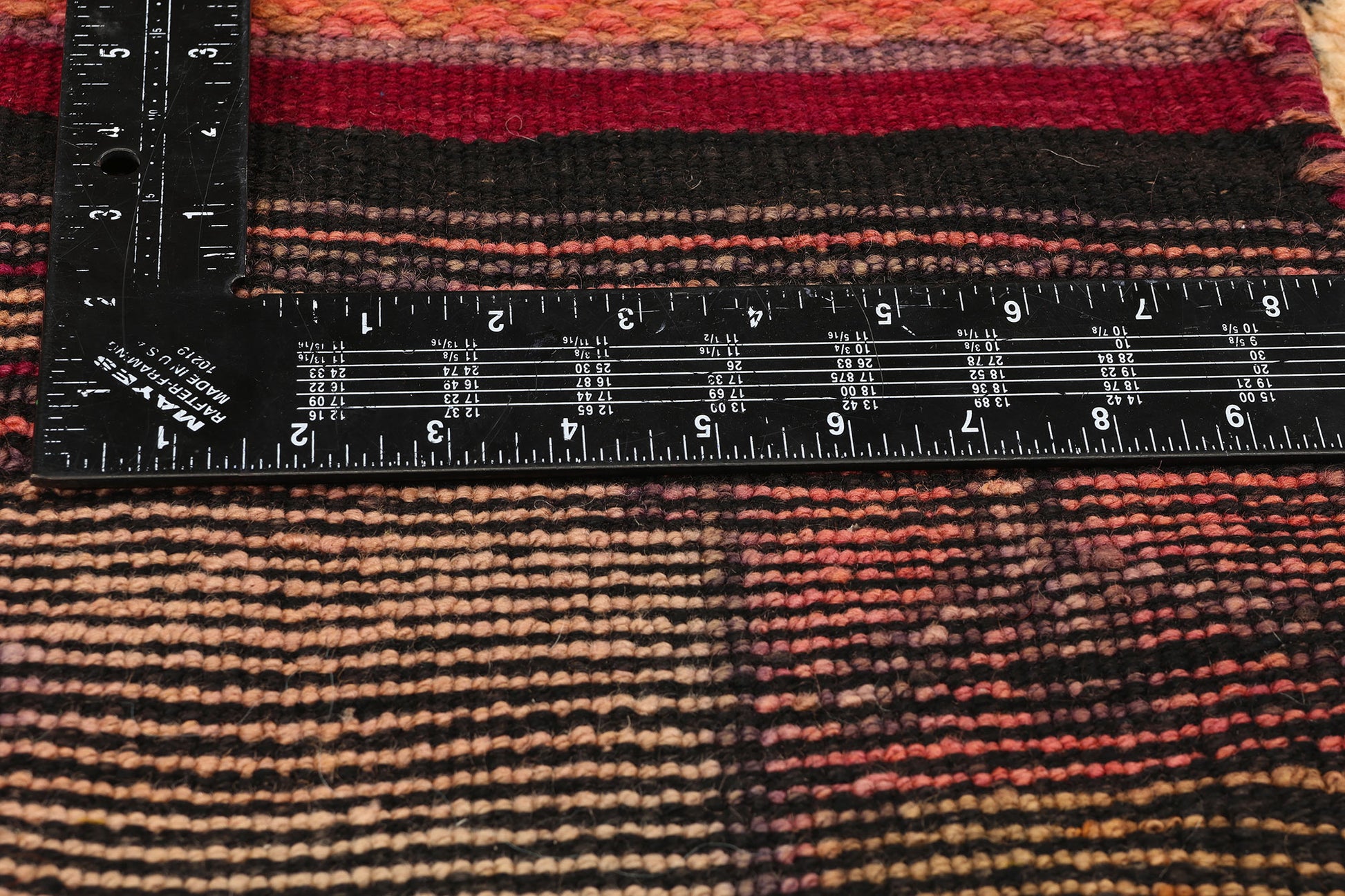 4 x 11 Vintage Kurdish Pictorial Rug 53886