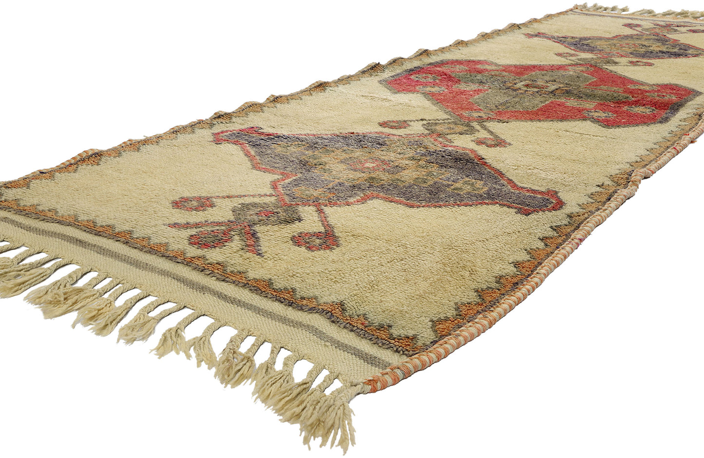 3 x 11 Vintage Kurdish Tribal Rug 53893