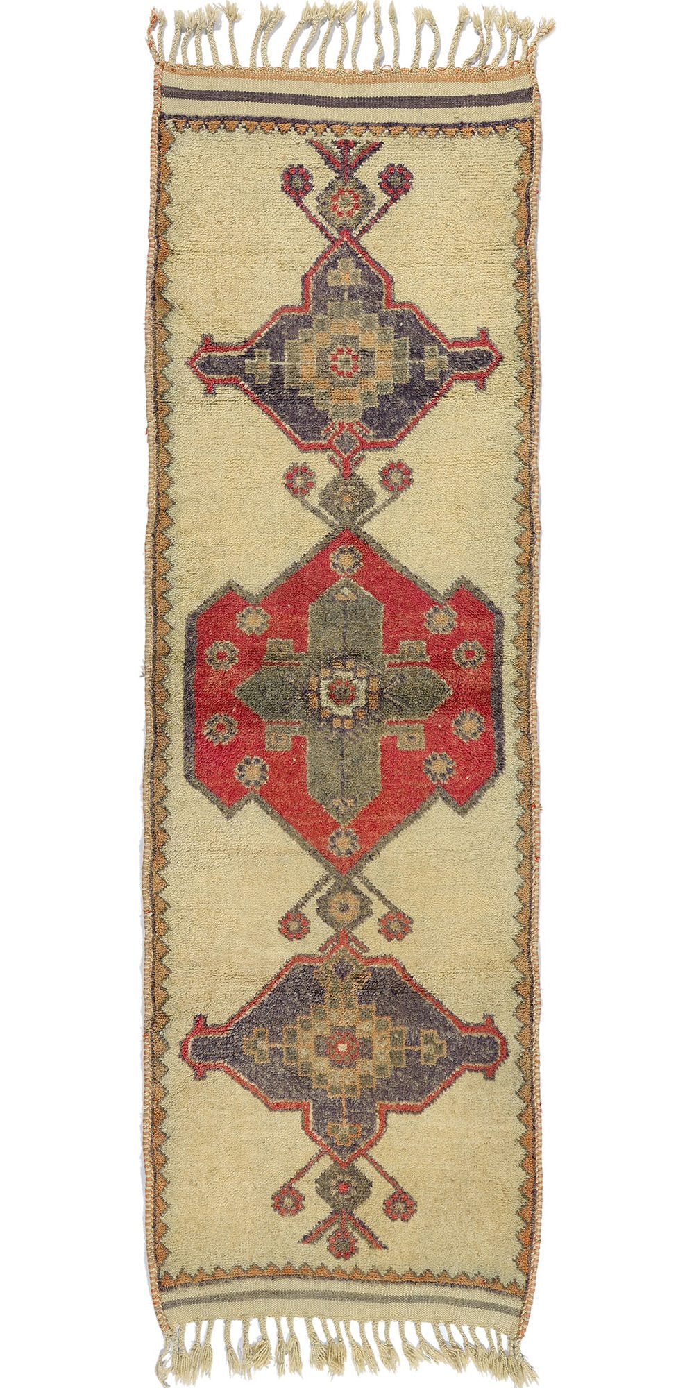 3 x 11 Vintage Kurdish Tribal Rug 53893
