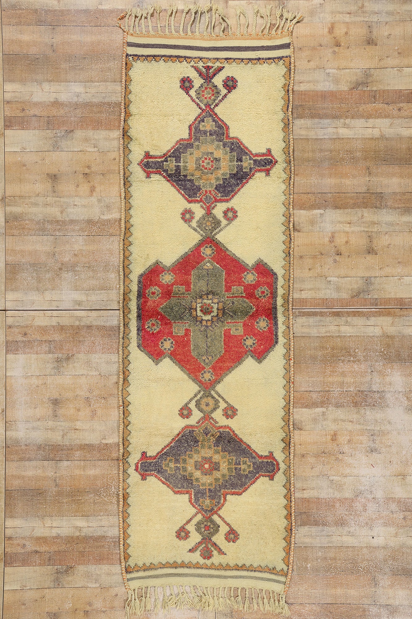 3 x 11 Vintage Kurdish Tribal Rug 53893