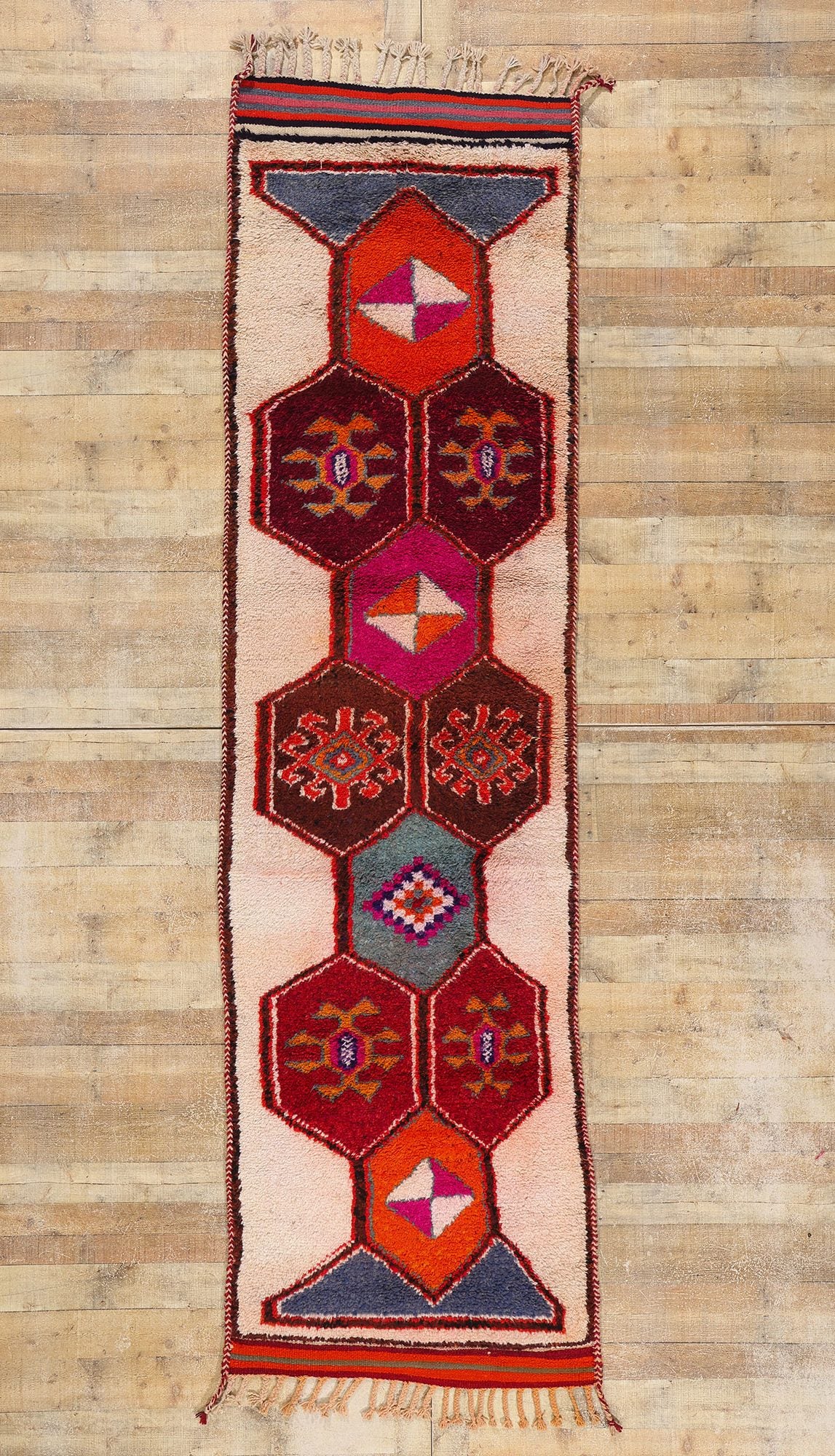 3 x 12 Vintage Kurdish Tribal Rug 53894