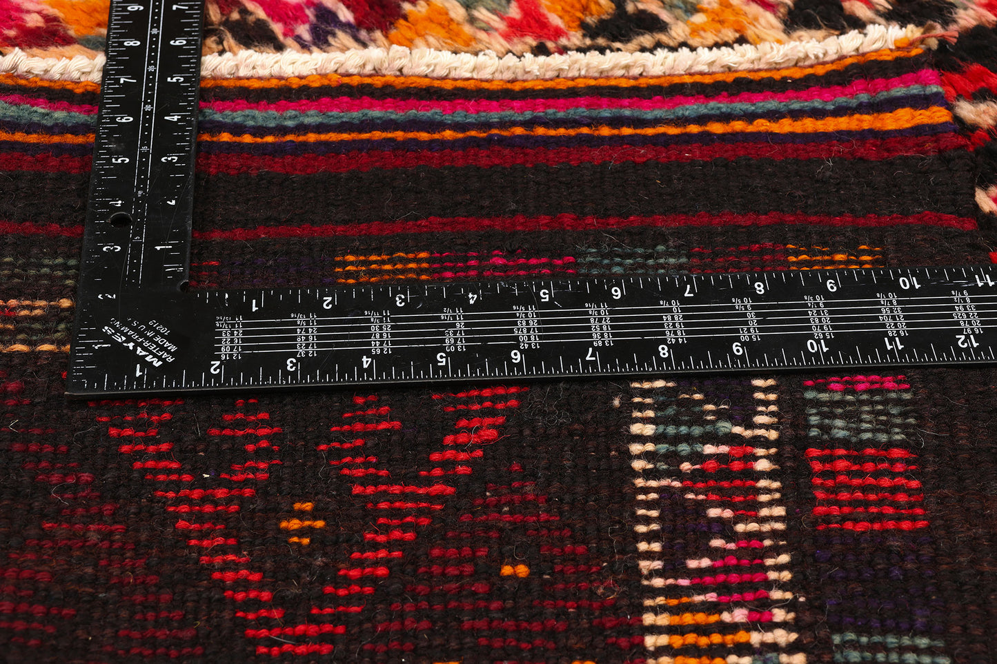 3 x 13 Vintage Kurdish Tribal Rug 53891