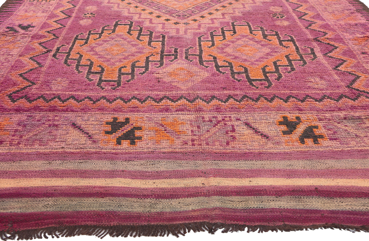 6 x 13 Vintage Boujad Moroccan Rug 74781