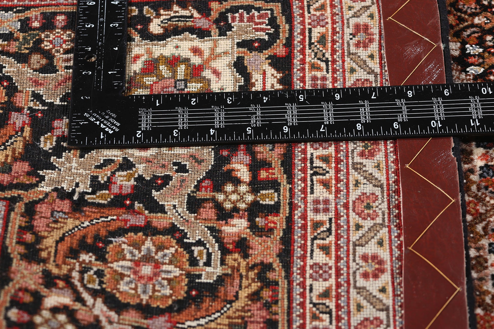 8 x 11 Vintage Persian Mahi Tabriz Rug 78913