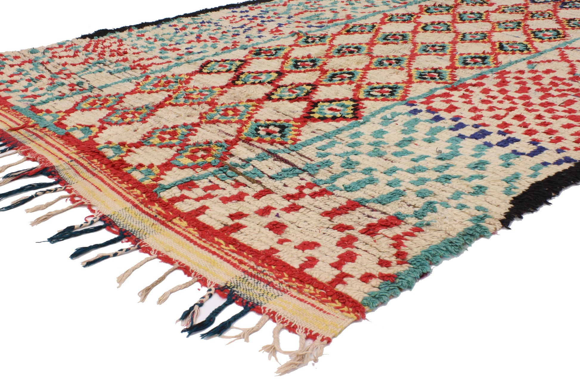 4 x 9 Vintage Moroccan Azilal Rug 20400