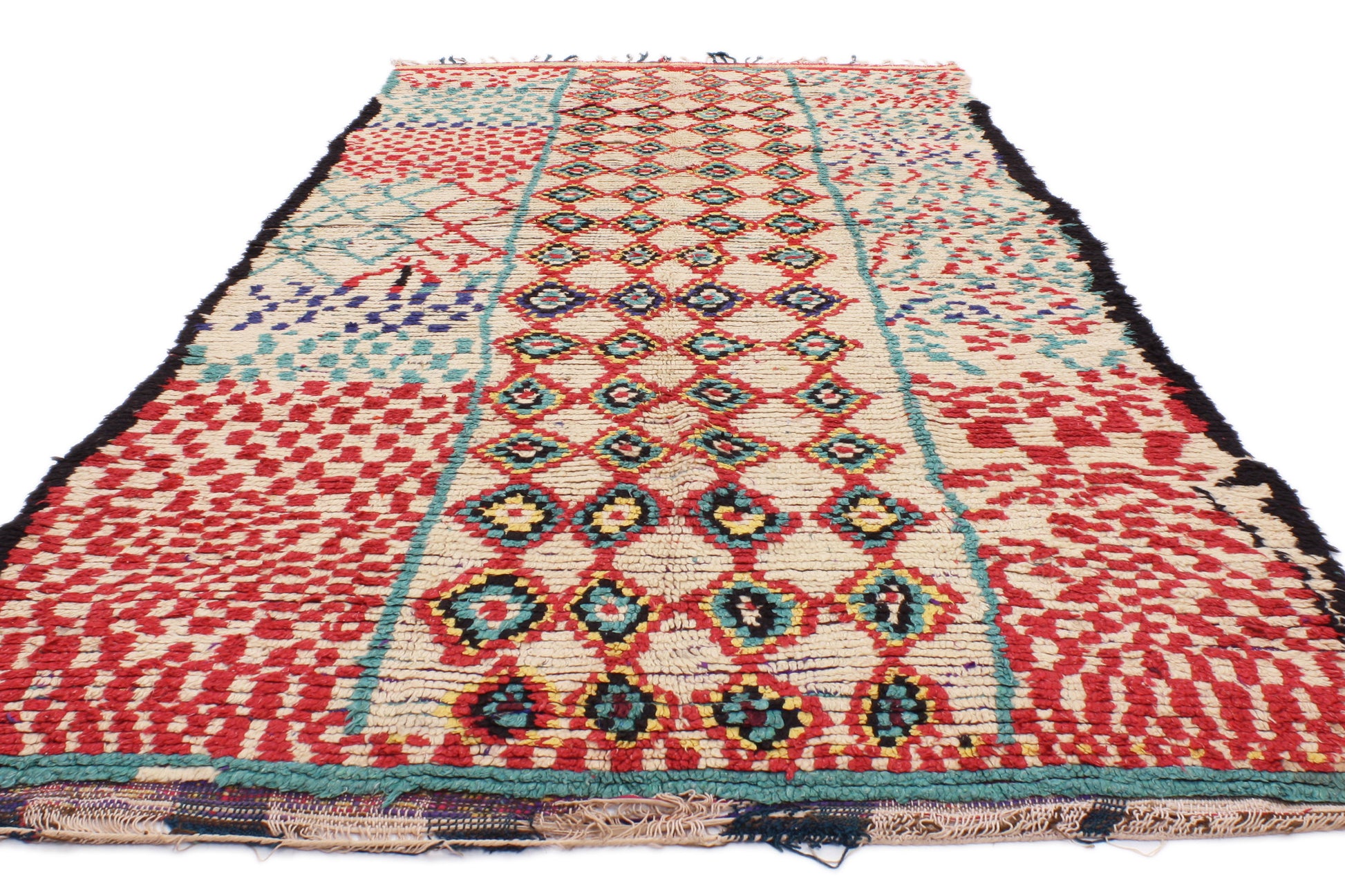 4 x 9 Vintage Moroccan Azilal Rug 20400