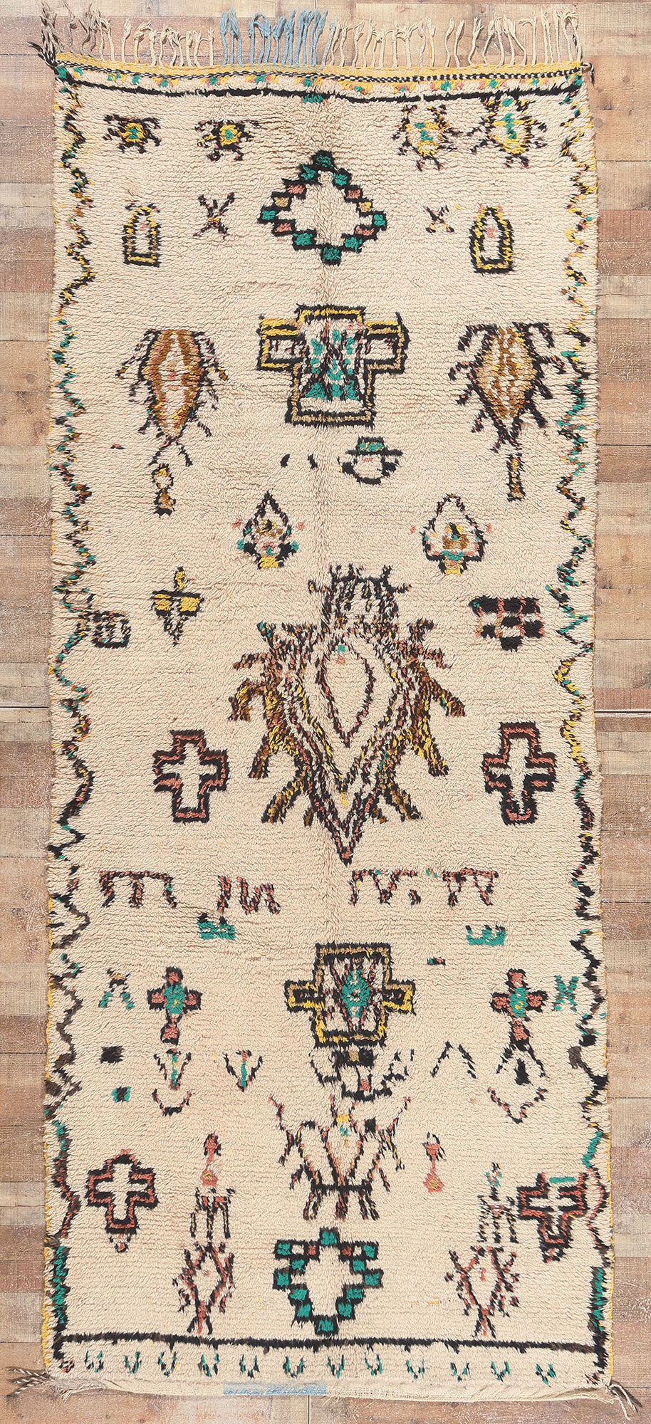 5 x 11 Vintage Moroccan Azilal Rug 20670