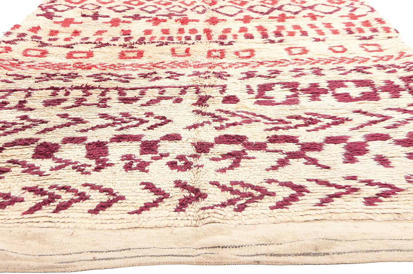 5 x 13 Vintage Moroccan Azilal Rug 20359