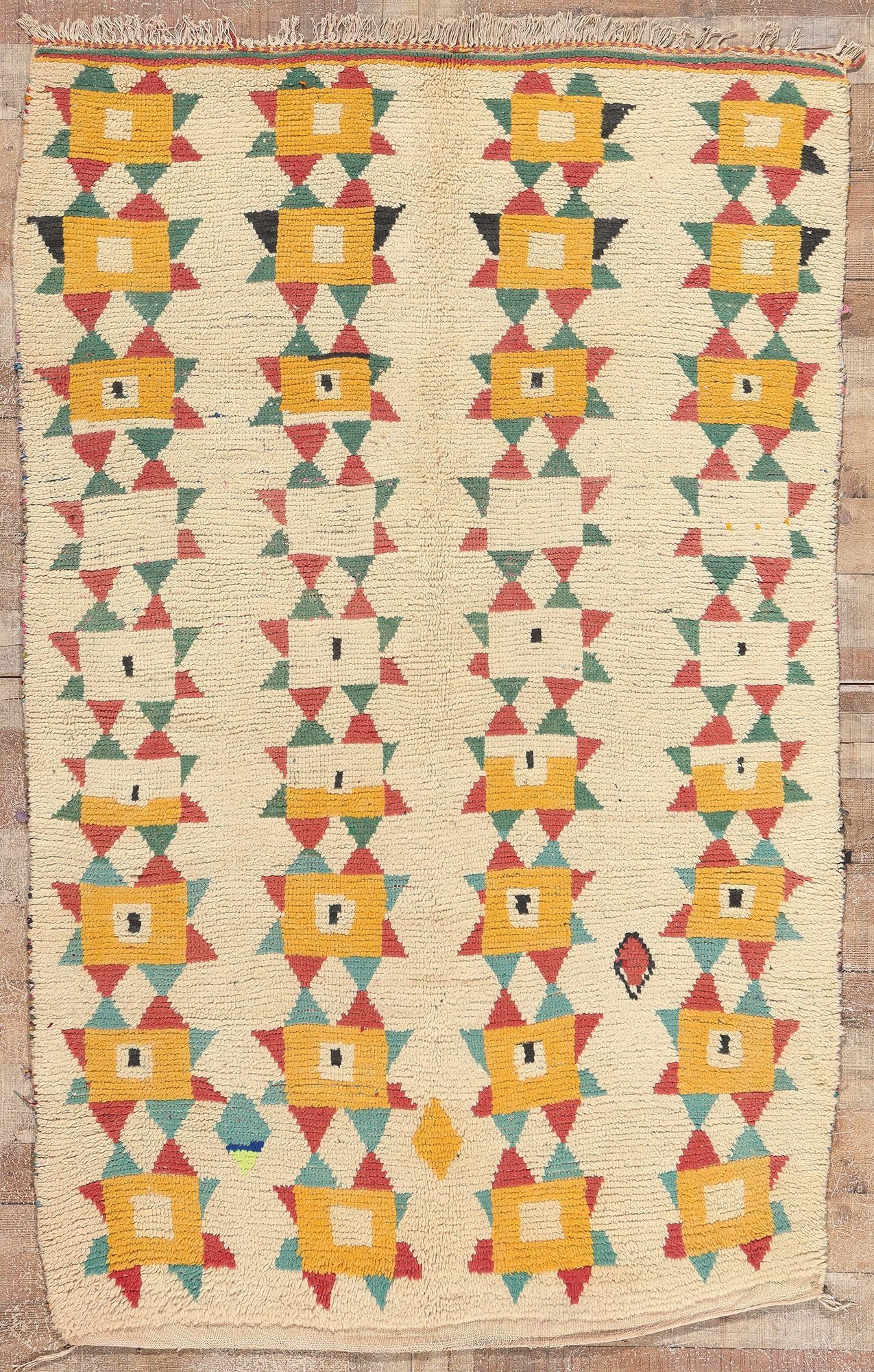5 x 7 Vintage Moroccan Azilal Rug 20009