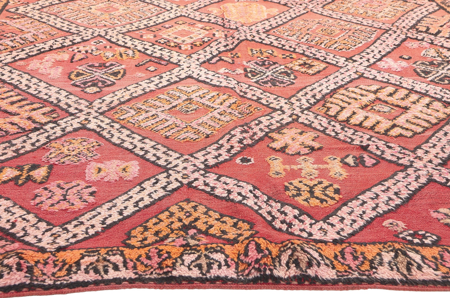 6 x 9 Vintage Taznakht Moroccan Kilim Rug 20369
