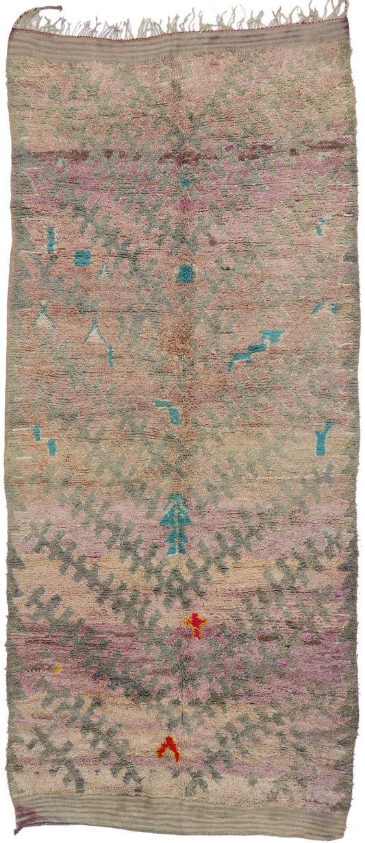 5 x 10 Vintage Moroccan Rug 21343