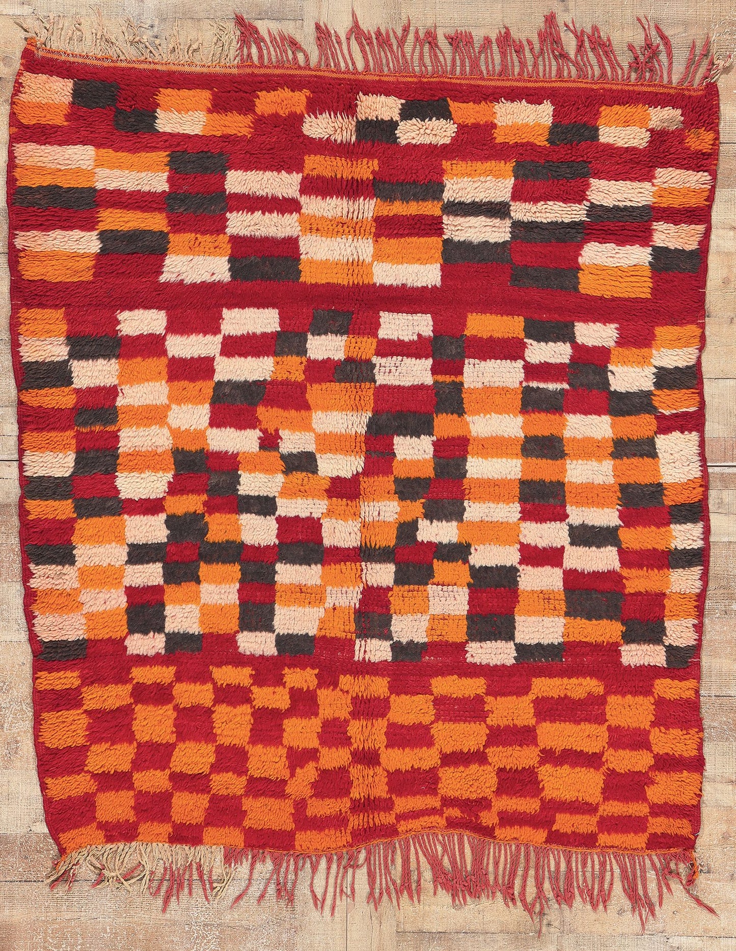 5 x 5 Vintage Boujad Moroccan Rug 20030