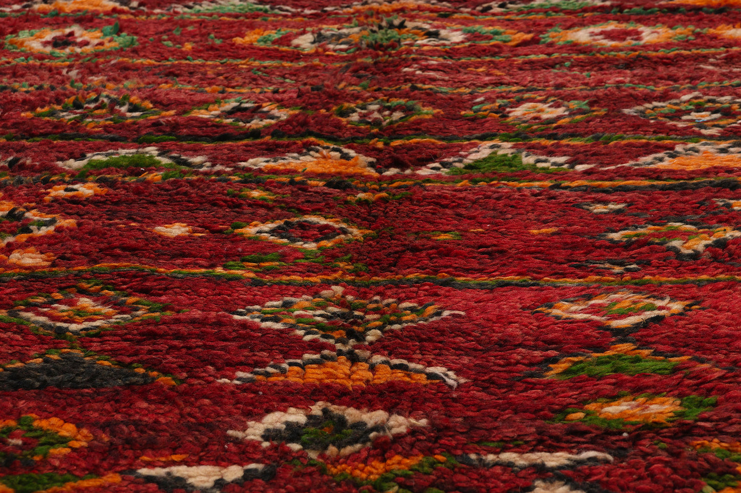 5 x 8 Vintage Red Boujad Moroccan Rug 21754