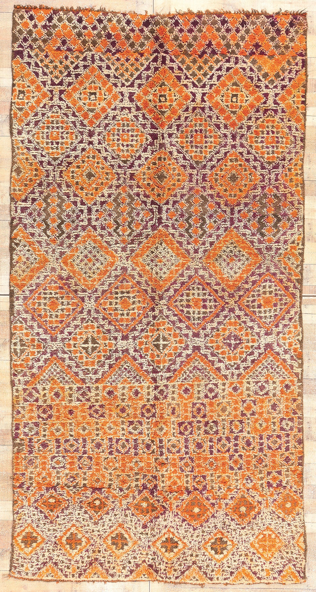 6 x 11 Vintage Beni MGuild Moroccan Rug 21298