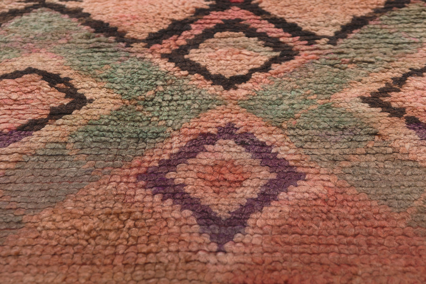 6 x 6 Vintage Pink Boujad Moroccan Rug 20757