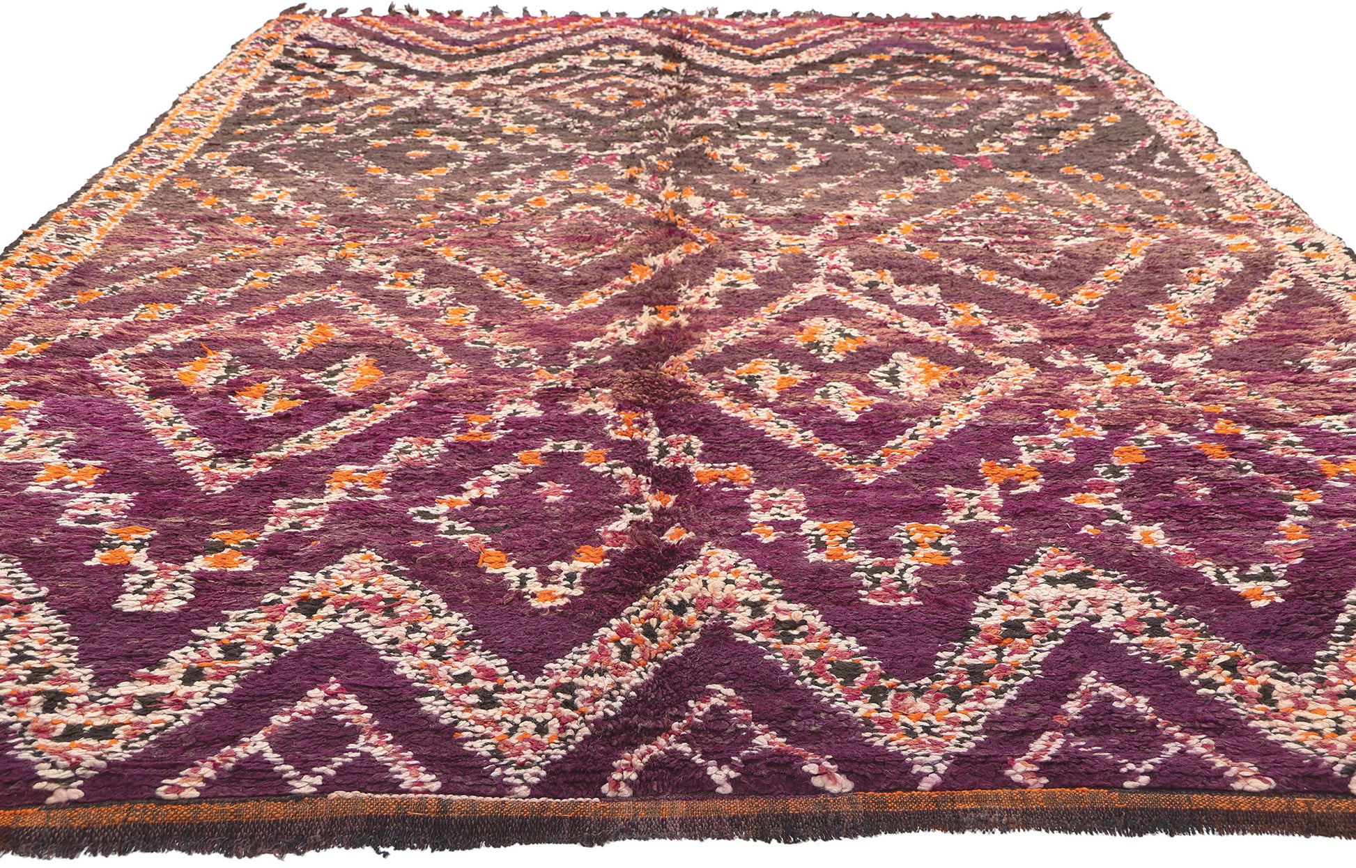 7 x 12 Vintage Beni MGuild Moroccan Rug 20090