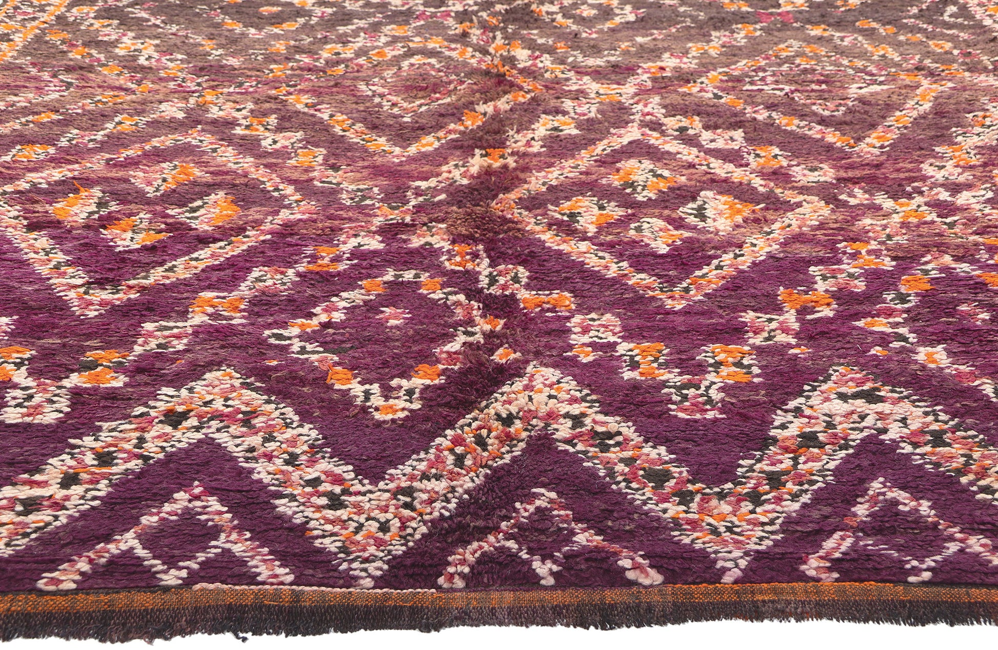 7 x 12 Vintage Beni MGuild Moroccan Rug 20090