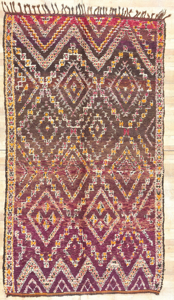 7 x 12 Vintage Beni MGuild Moroccan Rug 20090