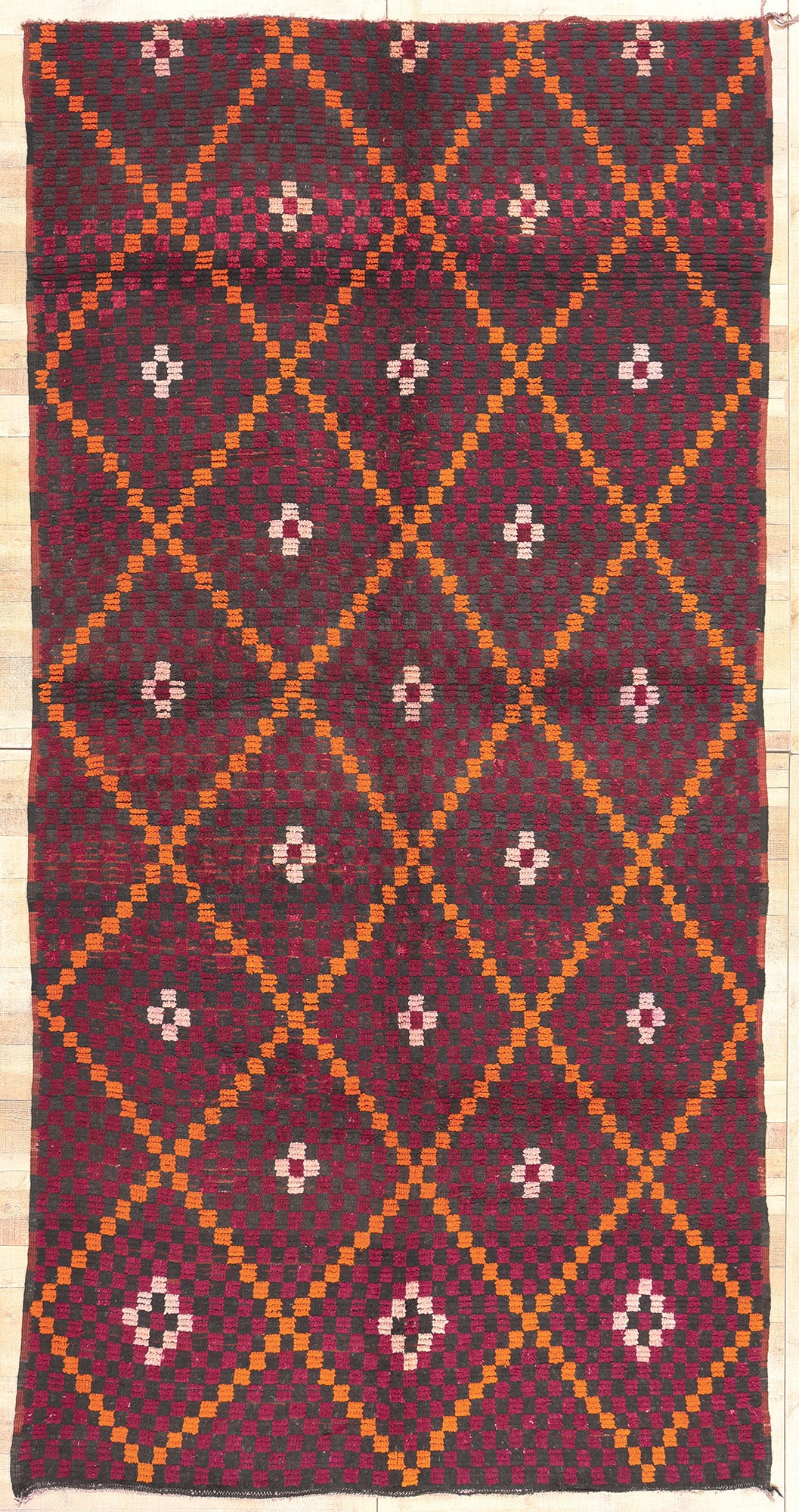 7 x 15 Vintage Talsint Moroccan Rug 20226