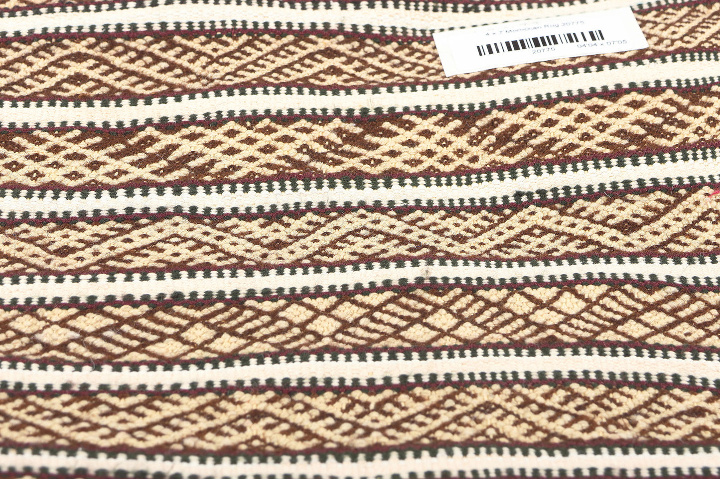 4 x 7 Vintage Moroccan Wedding Blanket 20775