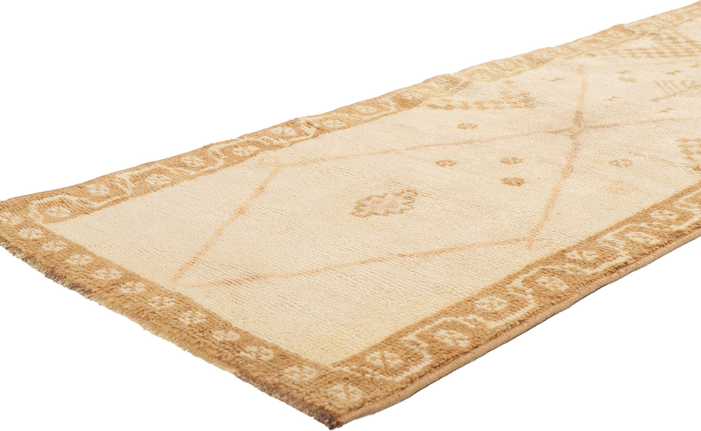 3 x 7 Vintage Turkish Oushak Rug 53700