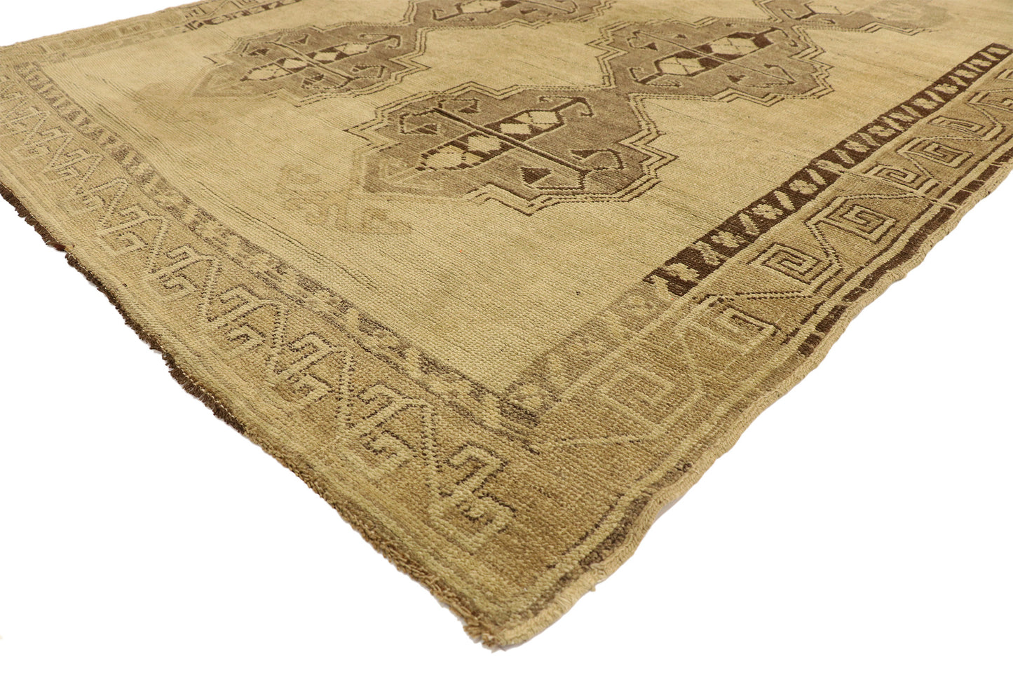 5 x 14 Vintage Turkish Oushak Rug 50743