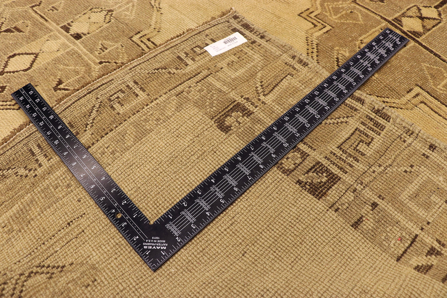 5 x 15 Vintage Turkish Oushak Rug 50744