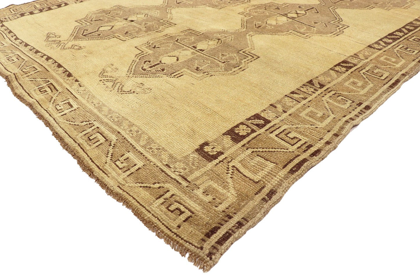 5 x 15 Vintage Turkish Oushak Rug 50744