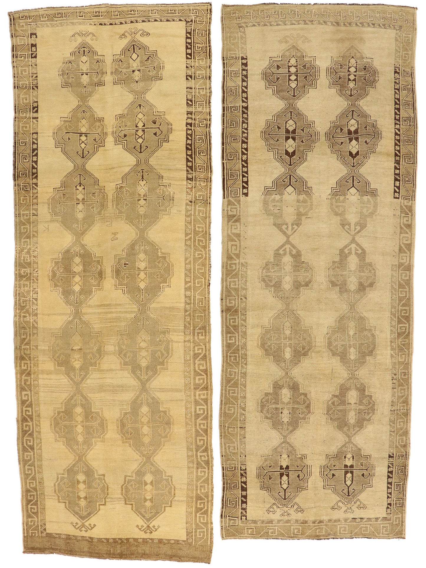 5 x 15 Vintage Turkish Oushak Rug 50744