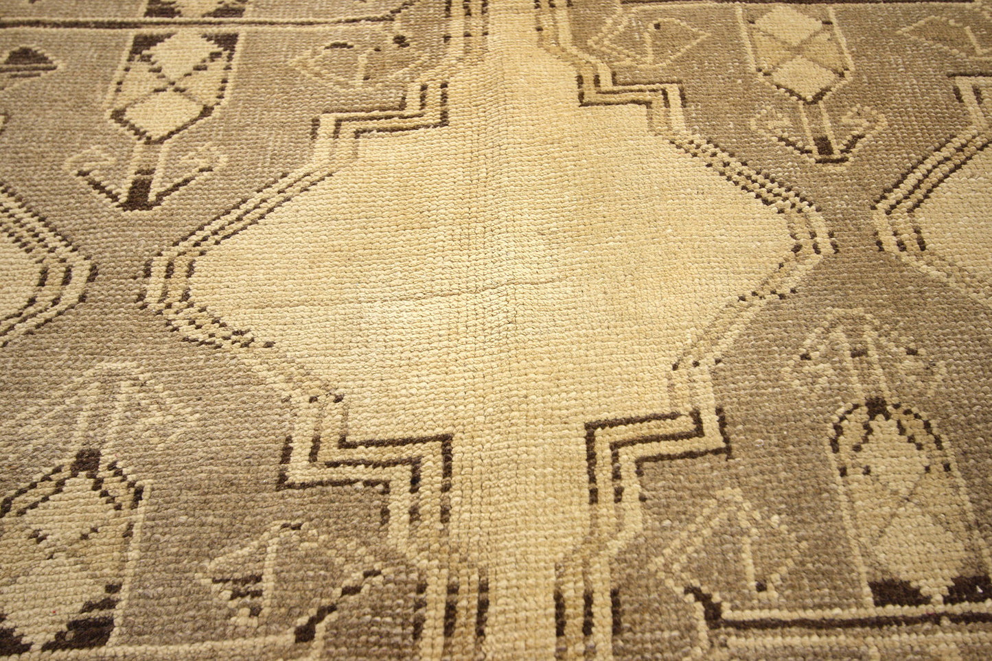 5 x 15 Vintage Turkish Oushak Rug 50744