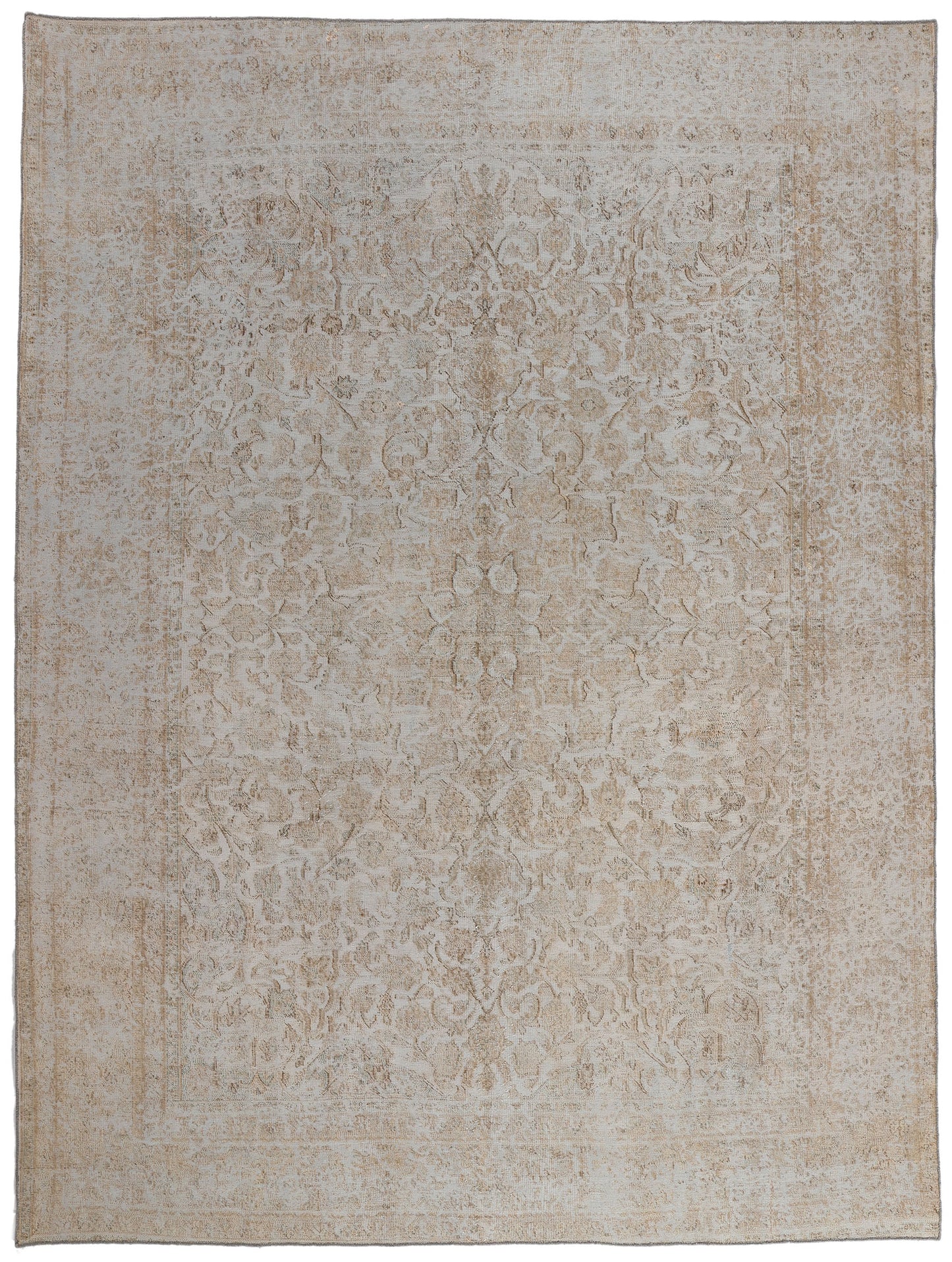 9 x 13 Vintage Muted Turkish Rug 60770