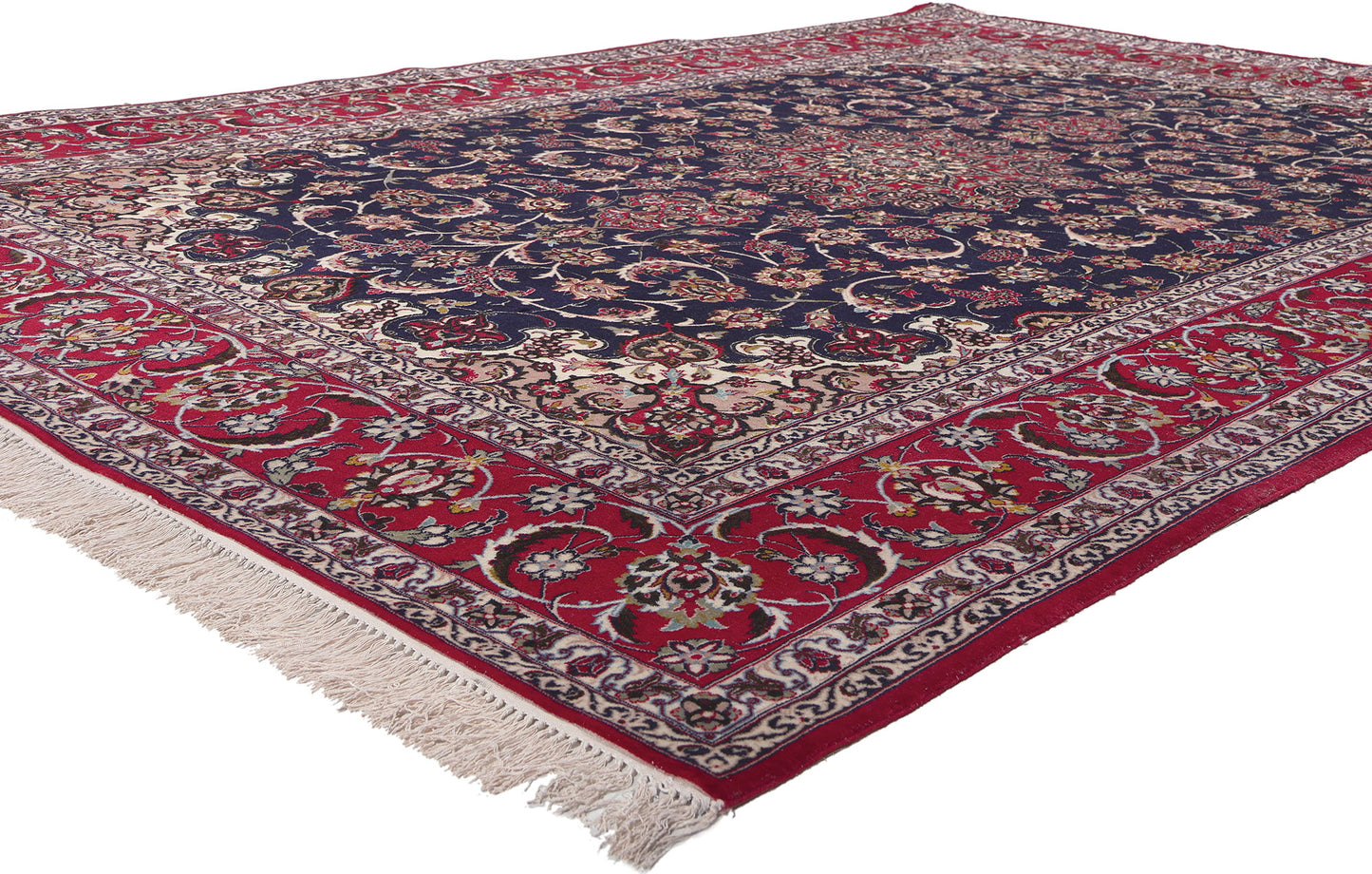 7 x 10 Vintage Persian Isfahan Rug 78670