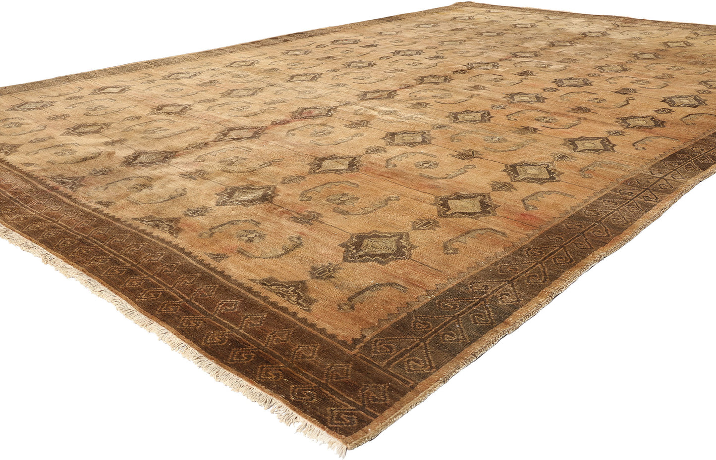 10 x 15 Vintage Turkish Kars Rug 77733