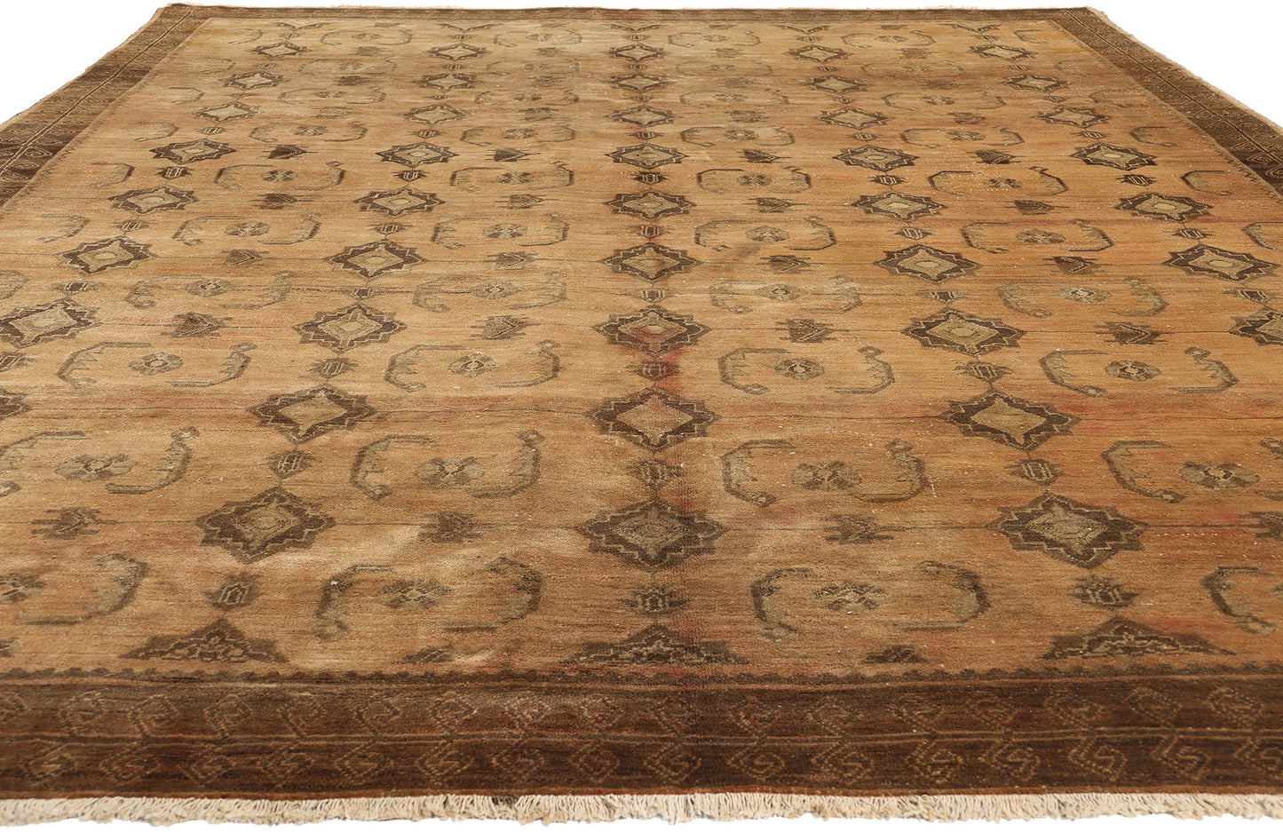 10 x 15 Vintage Turkish Kars Rug 77733