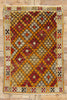 3 x 5 Vintage Turkish Oushak Rug 53924
