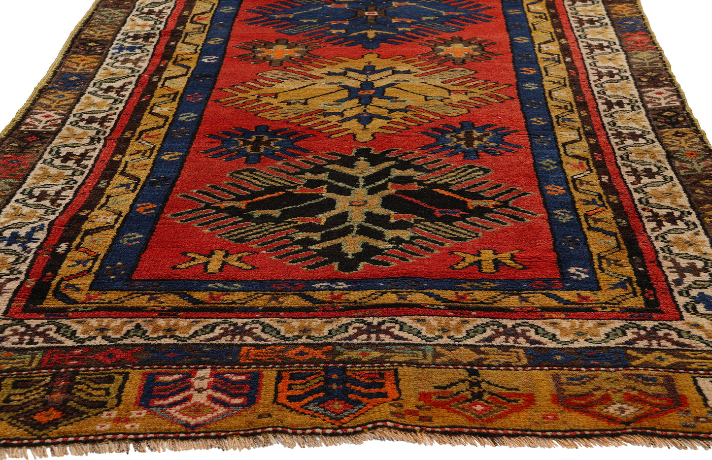 4 x 12 Vintage Turkish Oushak Rug 53881
