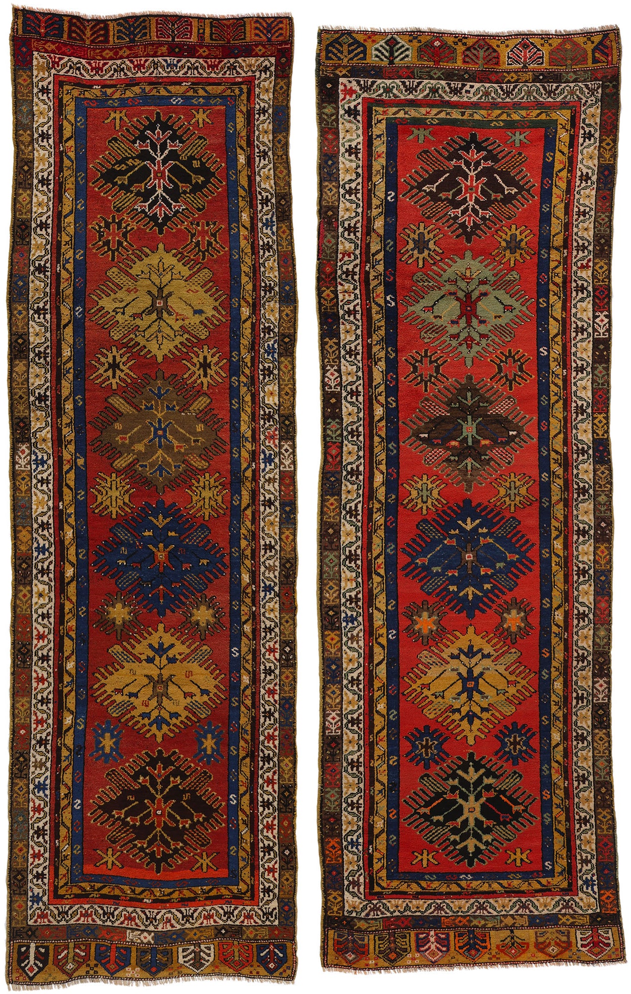 4 x 12 Vintage Turkish Oushak Rug 53882