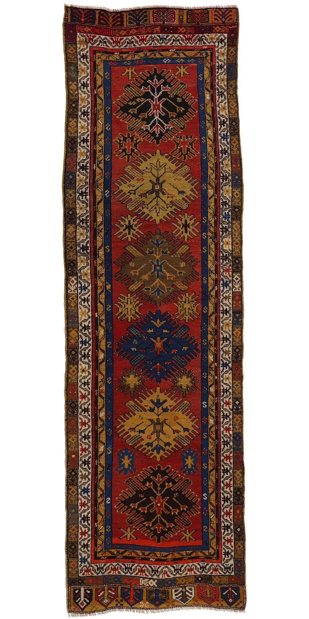 4 x 12 Vintage Turkish Oushak Rug 53882