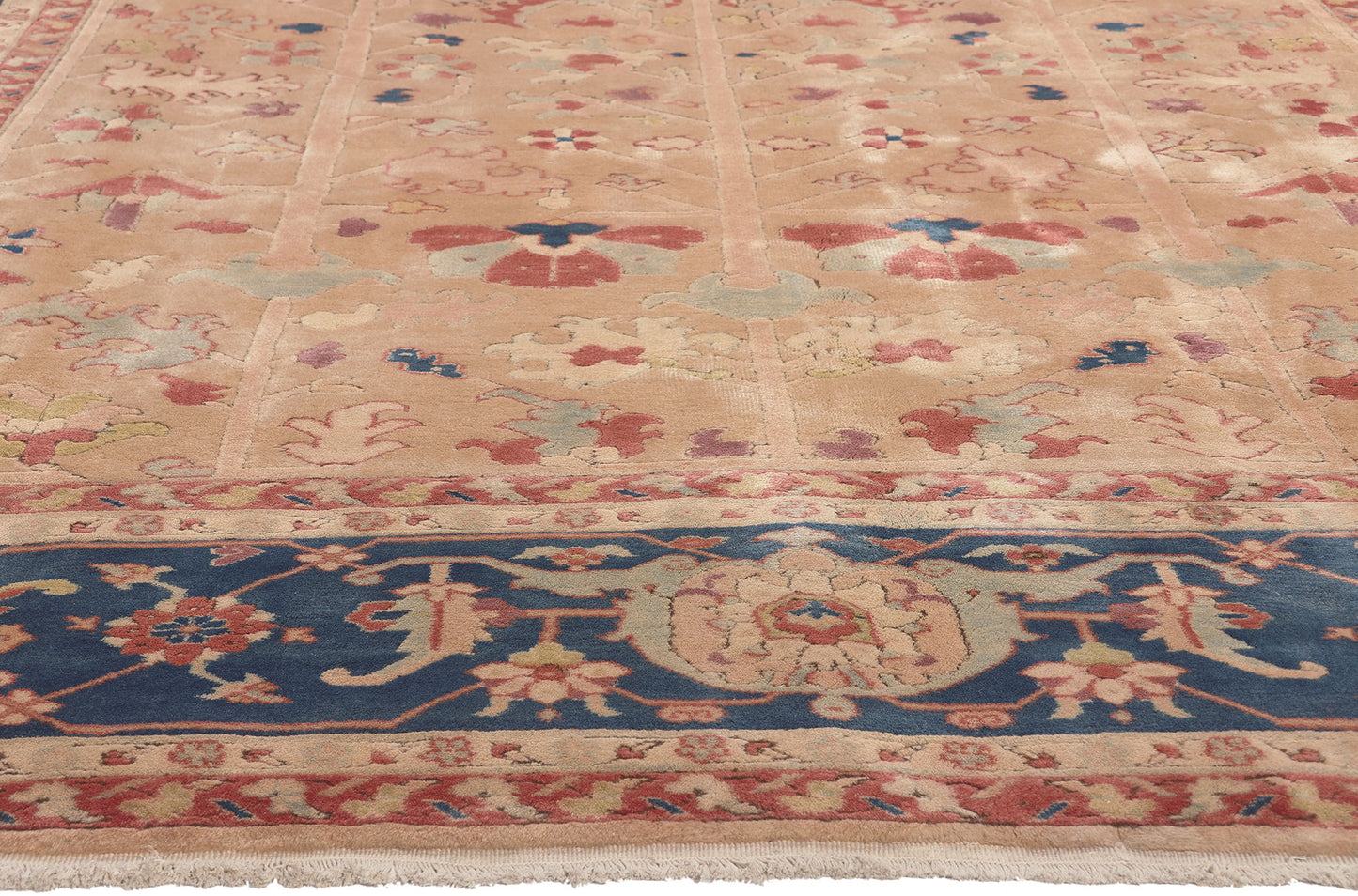 9 x 13 Vintage Turkish Oushak Rug 74185