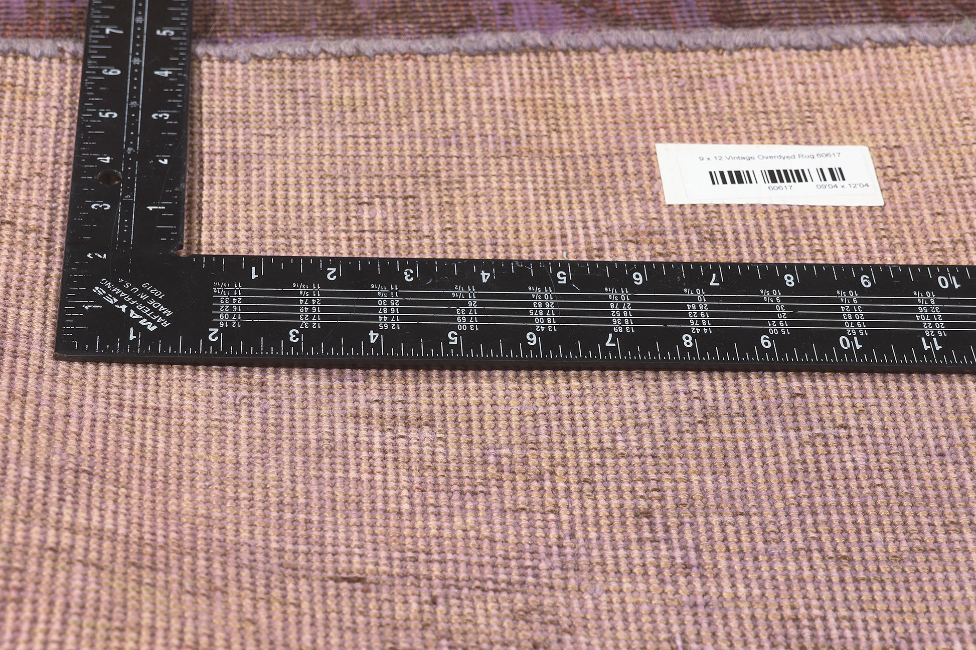 10 x 12 Vintage Turkish Overdyed Rug 60617