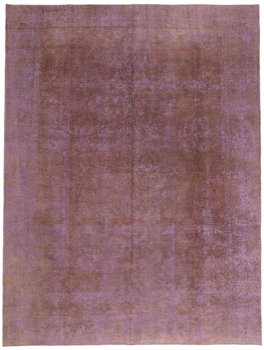 10 x 12 Vintage Turkish Overdyed Rug 60617