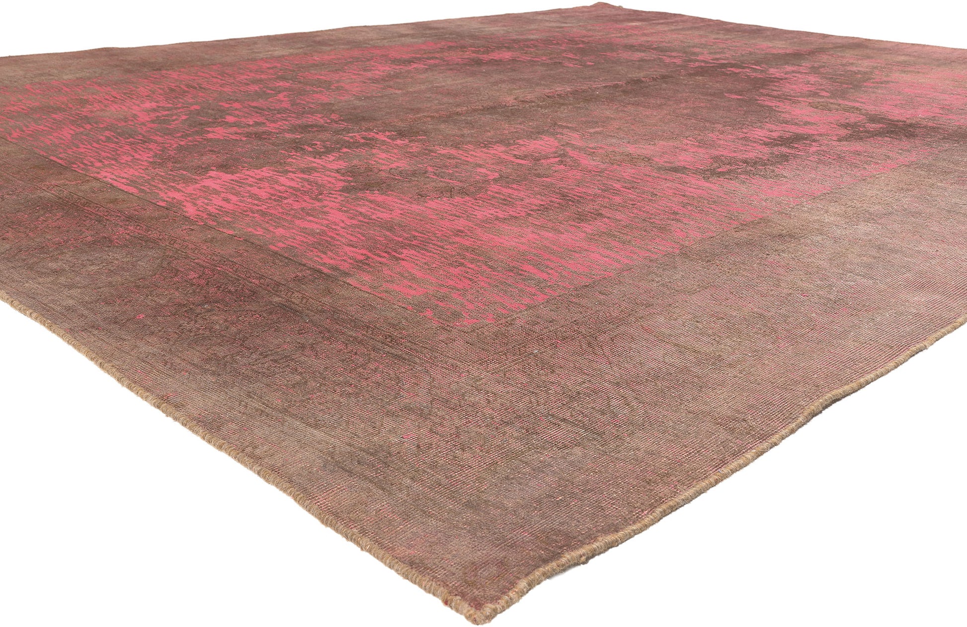 10 x 12 Vintage Turkish Overdyed Rug 60723