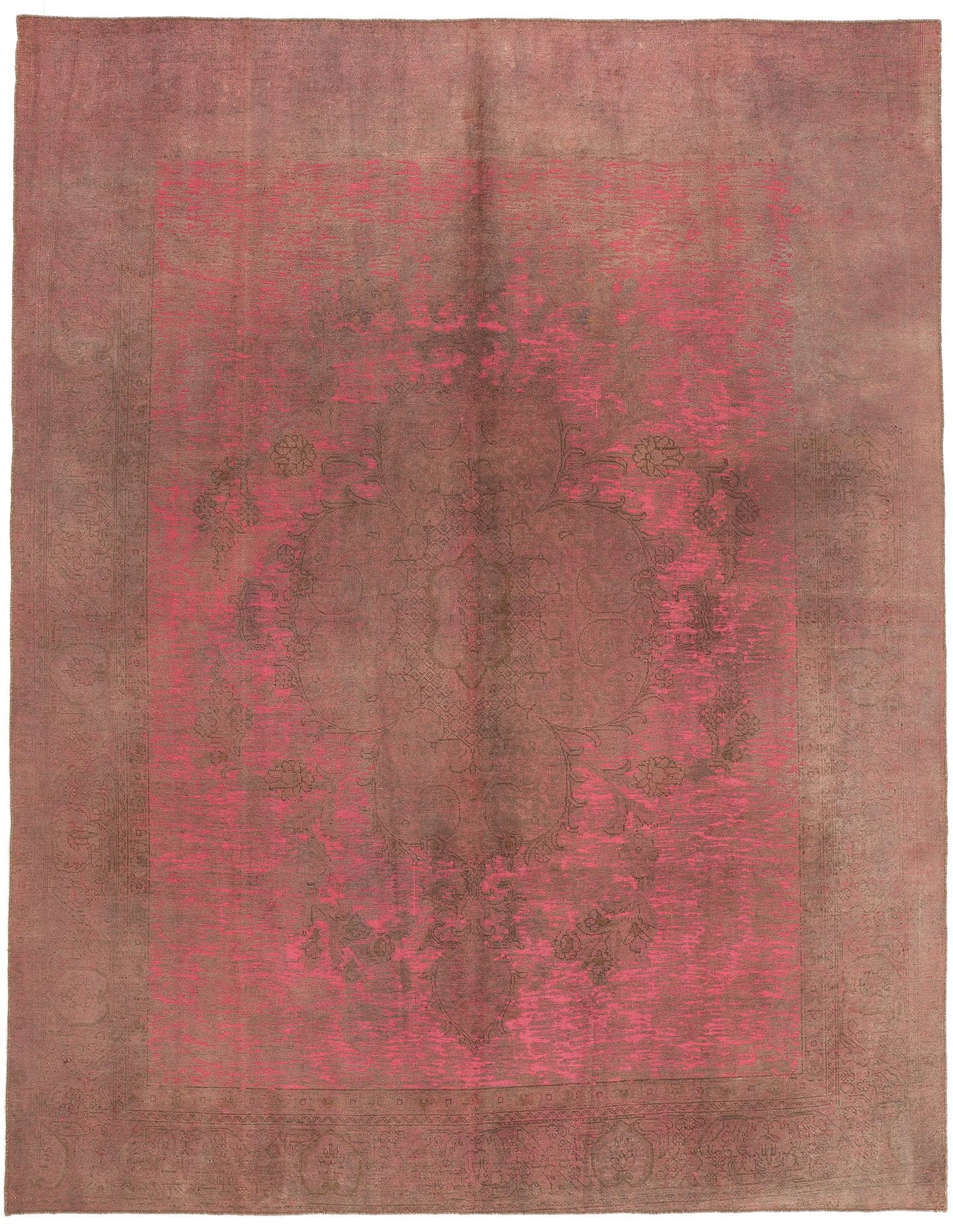 10 x 12 Vintage Turkish Overdyed Rug 60723