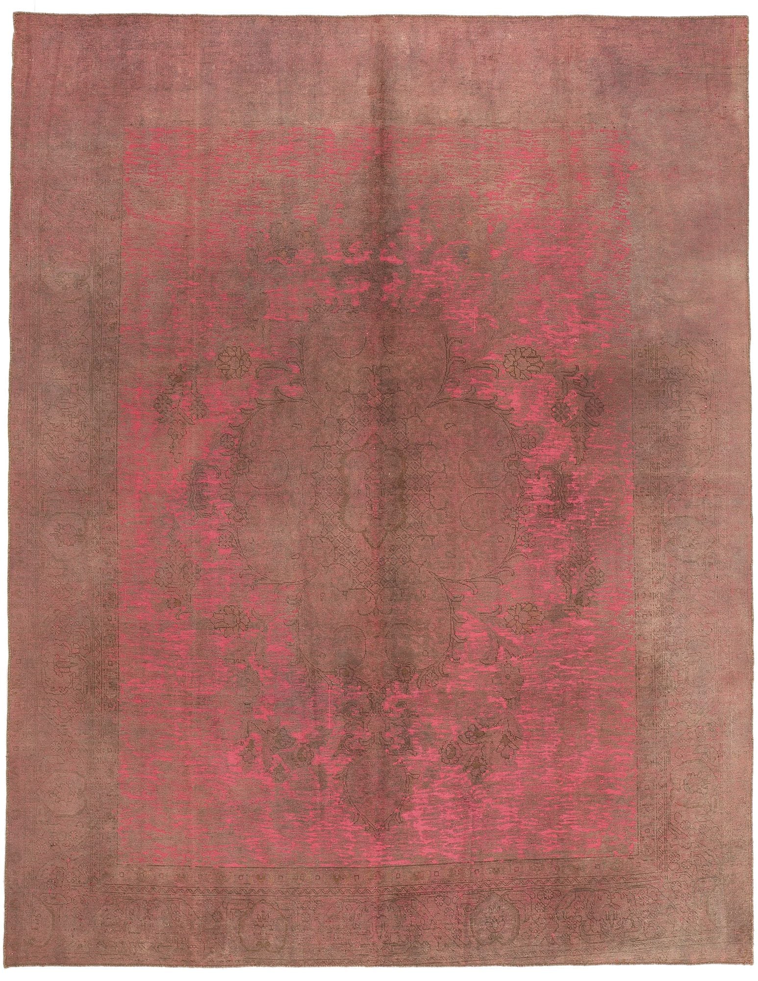 10 x 12 Vintage Turkish Overdyed Rug 60723