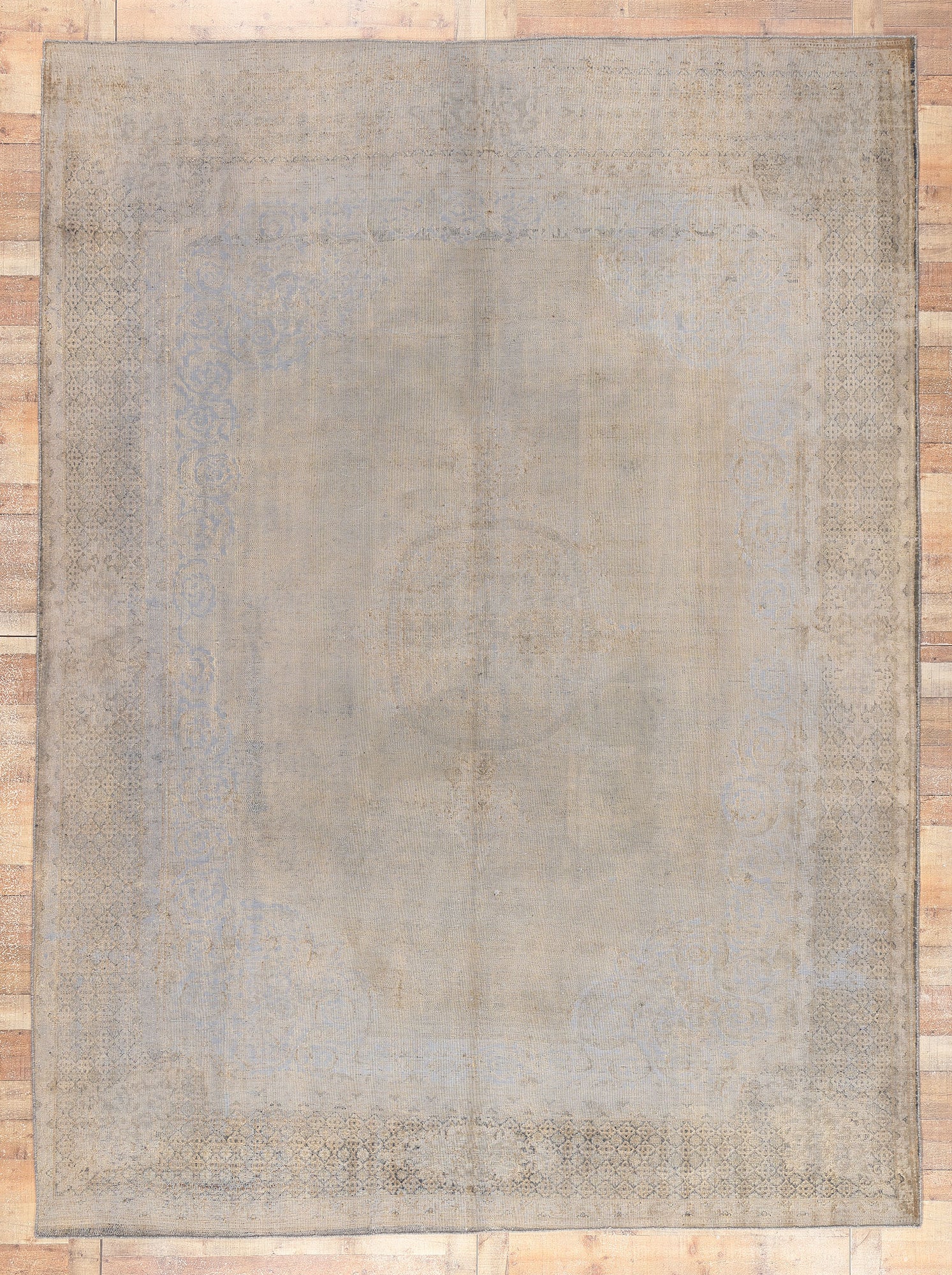 10 x 13 Vintage Turkish Overdyed Rug 60765