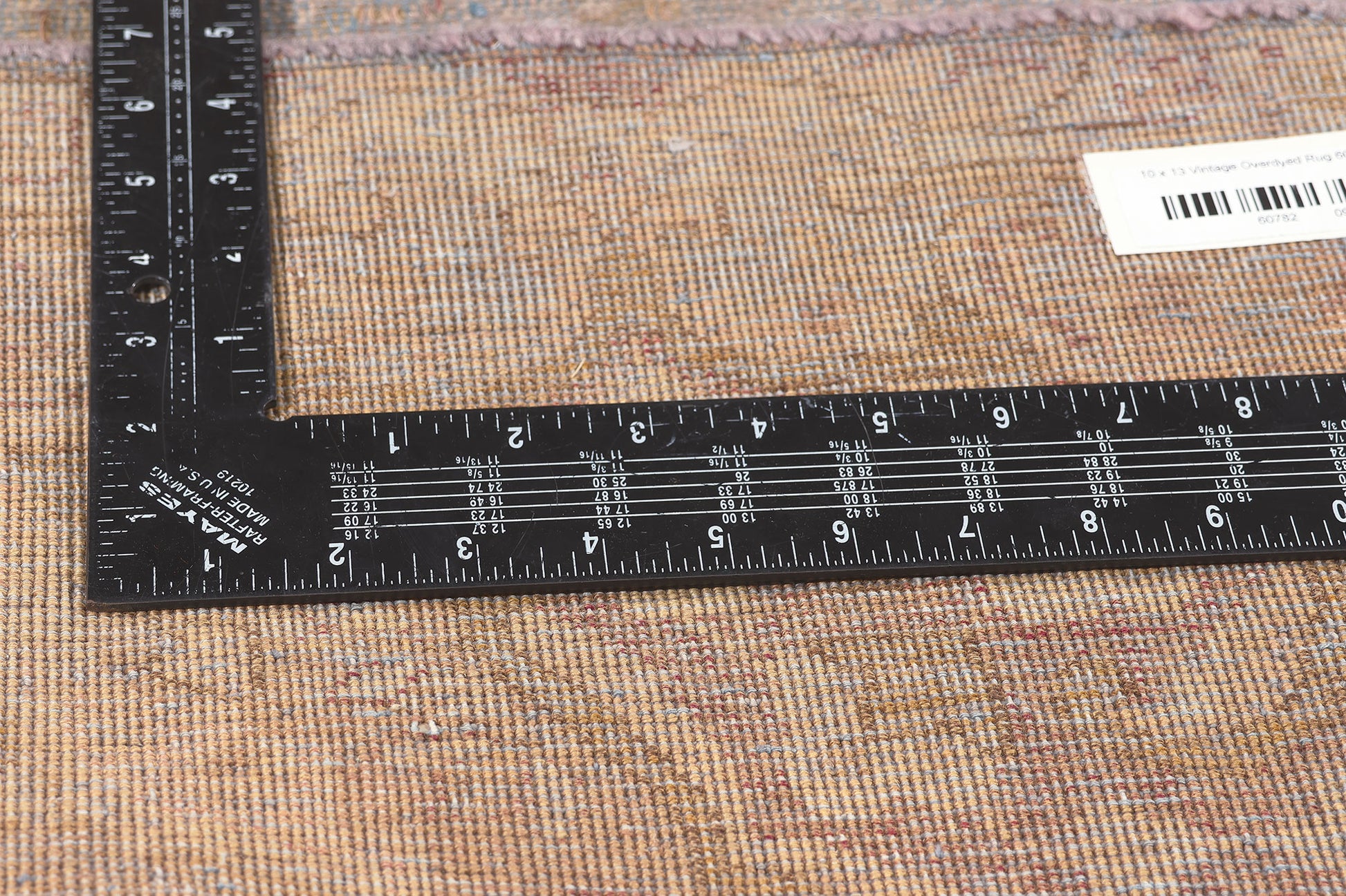 10 x 13 Vintage Turkish Overdyed Rug 60782