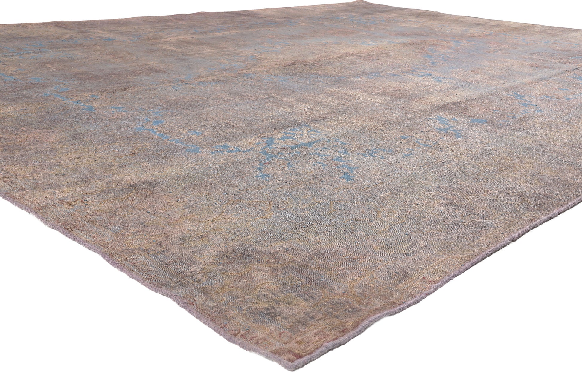 10 x 13 Vintage Turkish Overdyed Rug 60782