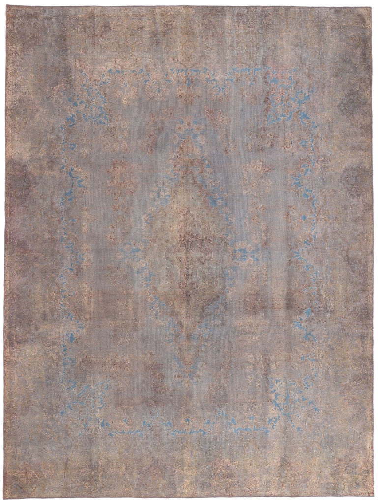 10 x 13 Vintage Turkish Overdyed Rug 60782