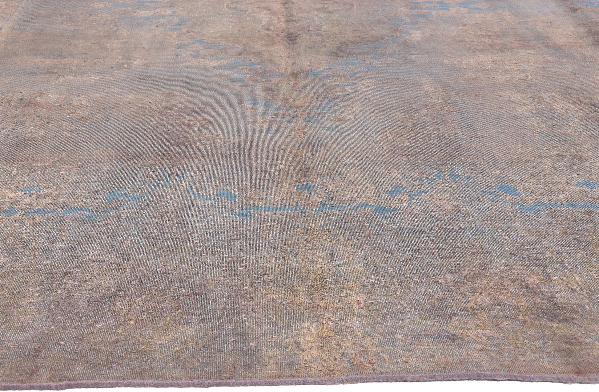 10 x 13 Vintage Turkish Overdyed Rug 60782